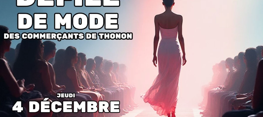 Le défilé de mode des commerçants revient le 4 décembre!