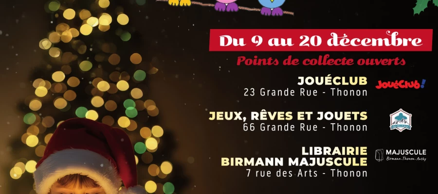 Grande collecte de jouets!